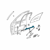 OEM 2006 Pontiac Montana Sash Channel Diagram - 19120094