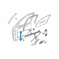 OEM 2001 Oldsmobile Silhouette Lower Channel Diagram - 10233404