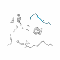 OEM 2009 Kia Rondo Hose Assembly-Power STEE Diagram - 575102G000DS