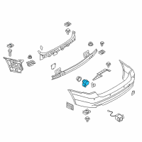 OEM BMW 135i Ultrasonic Sensor Diagram - 66-20-8-046-453