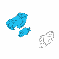 OEM 2010 BMW 760Li Starter Diagram - 12-41-7-566-337