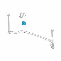 OEM 2005 Pontiac Grand Prix Insulator-Front Stabilizer Shaft Diagram - 10444064