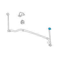 OEM 2005 Pontiac Grand Prix Stabilizer Link Diagram - 15236543