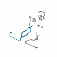 OEM 2004 Chevrolet Impala Hose Asm-P/S Gear Inlet Diagram - 21993842