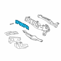 OEM 2012 Toyota Corolla Manifold Gasket Diagram - 17173-0T030