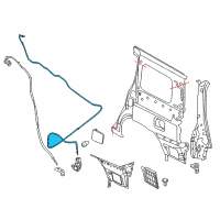 OEM 2015 Nissan Quest Cable-Assembly Fuel Opener Diagram - 78822-1JA0A