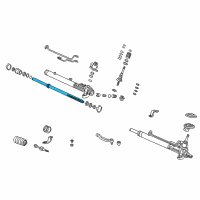 OEM 1999 Honda Civic Rack, Steering Diagram - 53626-S04-G54