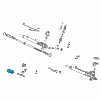 OEM 2000 Honda Civic Dust Seal, Tie Rod Diagram - 53534-SR3-N52