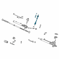 OEM 2000 Honda Civic Valve Sub-Assy., Steering Diagram - 53641-S04-A54