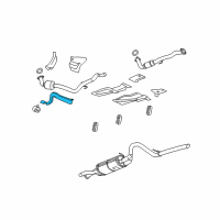 OEM Chevrolet Suburban 2500 Bracket Asm-Exhaust Pipe Hanger Diagram - 15860239