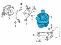OEM 2022 Toyota GR Supra Auxiliary Pump Diagram - 16100-WAA02
