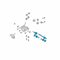 OEM Ford Explorer Sport Trac Axle Assembly Diagram - 7L2Z-4K138-A