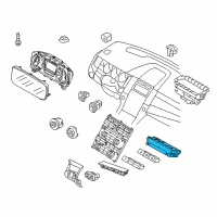 OEM 2017 Ford Police Interceptor Sedan Dash Control Unit Diagram - EG1Z-19980-R