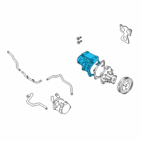 OEM 2014 Hyundai Sonata Cover-Water Pump Diagram - 25125-2G800