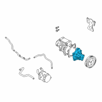 OEM 2011 Hyundai Sonata Pump Sub Assembly-Coolant Diagram - 25110-2G800