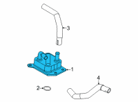 OEM 2021 Nissan Rogue Oil Cooler Assy Diagram - 21305-6RA0A