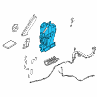 OEM 2006 Ford Escape Expansion Valve Diagram - 6M6Z-19849-AA