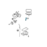 OEM 2010 Chrysler Town & Country Tube-Oil Filler Diagram - 4892264AA