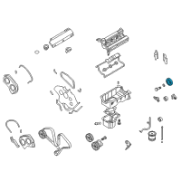 OEM 2004 Kia Sorento Damper Pulley Diagram - 2312439802