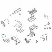 OEM 2004 Kia Sorento Gasket-Timing Cover Diagram - 2137339800