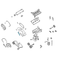 OEM 2005 Kia Sorento Gasket-Timing Cover Diagram - 2135339800