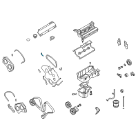 OEM Kia Sorento Cover Assembly-TIMINING Diagram - 2135039800