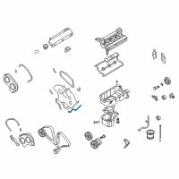 OEM 2004 Kia Sorento Gasket-Timing Cover Diagram - 2135239800