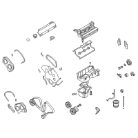 OEM 2005 Kia Sorento Gasket-Timing Cover Diagram - 2137239800