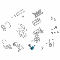 OEM 2004 Kia Sedona SPROCKET-Cam Shaft Diagram - 2423039500