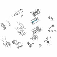 OEM Kia Sedona Gasket Head Cover"B" Diagram - 2244339810