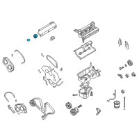 OEM Kia Cap-Oil Filter Diagram - 2651038000