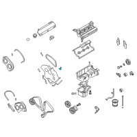 OEM 2004 Kia Sorento Gasket-Timing Cover Diagram - 2135739800