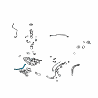 OEM 2011 Toyota Matrix Mount Strap Diagram - 77601-12370