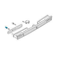 OEM BMW 745i Bulb Socket, Licence Plate Light Diagram - 63-21-6-916-472