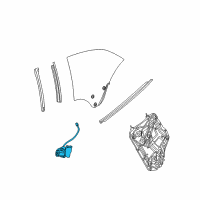 OEM 2009 Infiniti G37 Motor Gr Regulator RH Diagram - 83730-JJ52A