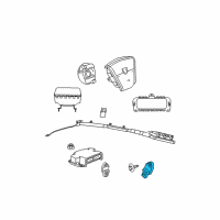 OEM 2013 Dodge Avenger Sensor-Impact Diagram - 68056160AA