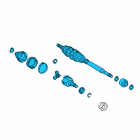 OEM 2020 Toyota Corolla Axle Assembly Diagram - 43420-12B00