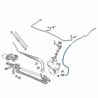 OEM 2020 Honda Accord Tube (4X7X800) Diagram - 76813-TVA-A01