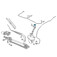 OEM 2022 Honda Accord Cap, Mouth Diagram - 76802-TVA-A01