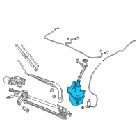 OEM Honda Accord Tank, Washer (2.5L) Diagram - 76841-TVA-A01