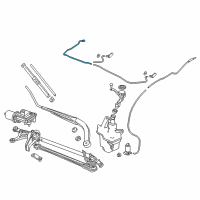 OEM 2019 Honda Accord Tube Sub-Assy. (820MM) Diagram - 76822-TVA-A01