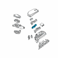 OEM Lexus UX200 Block Assembly Relay Diagram - 82660-12400