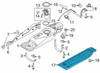 OEM 2021 Ford F-150 Skid Plate Diagram - FL3Z-9A147-C