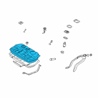 OEM 2001 Hyundai Santa Fe Tank Assembly-Fuel Diagram - 31150-26301