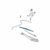 OEM 2000 Mercury Sable Front Blade Diagram - YF1Z-17528-AB