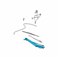 OEM 1999 Ford F-250 Motor & Linkage Diagram - 2C3Z-17508-BA