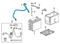 OEM 2022 Honda Civic CABLE ASSY Diagram - 32600-T21-A11