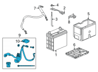 OEM Honda Civic CABLE ASSY-, STARTER Diagram - 32410-3K0-H00