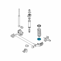 OEM Chevrolet Aveo Lower Seat Diagram - 96535173