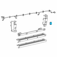 OEM 2021 Ram ProMaster 1500 Reflector-FASCIA Diagram - 68098863AB